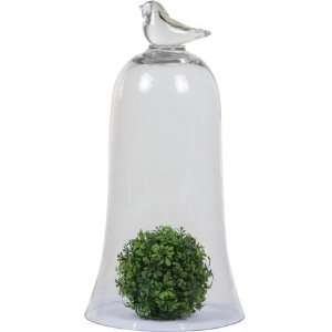  Glass Cloches with Birds