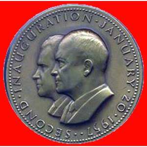    Nixon Official Presidential Inaugural Medal Bronze 