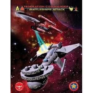  Battleships Attack  Federation Commander Toys & Games