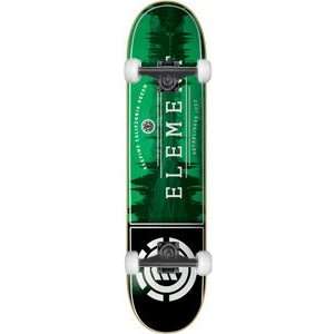  Element Keep California Complete Skateboard   7.5 Green w/Black 