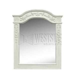  DreamLine Antique White Vanity Portrait Mirror: Home 