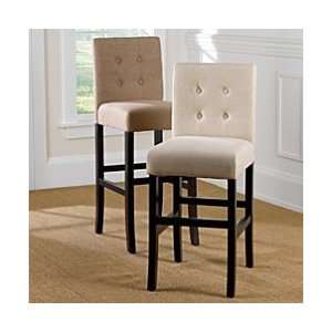 Padded Back Counter Chair   Dark Brown   Improvements  