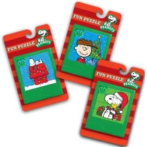    Charlie Brown Christmas Slide Puzzles Set of 3: Toys & Games