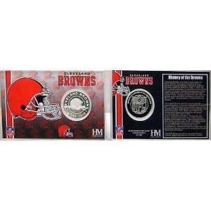   CLBSPCCK Cleveland Browns Team History Coin Card: Sports & Outdoors