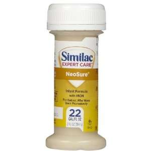 Similac Expert Care Neosure Newborn Bottles 22 cal   2 oz   48 pk 