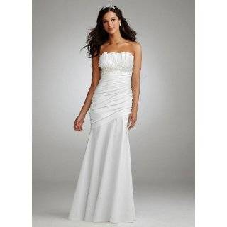  Davids Bridal Wedding Dress: Taffeta Mermaid Gown with 