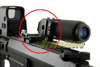 30mm Flip to Side QD Scope Mount for Aimpoint EOTech Magnifier  