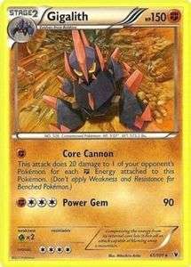 GIGALITH Rare Pokemon Card Noble Victories 61/101  