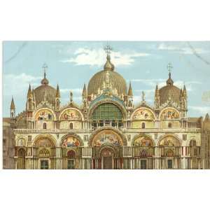  1910 Vintage Postcard Basilica di San Marco Venice Italy 