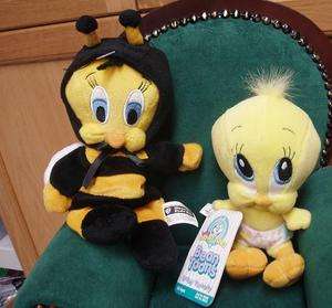 Tweety bumble bee/Tweety in diapers bean bags toys cloth plush dolls 