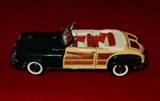 FRANKLIN MINT DIE CAST EXACT REPLICA 1:24 CHRYSLER TOWN&COUNTRY 1948 