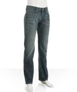 Taverniti So Jeans medium blue stretch NY Big Stitch jeans   
