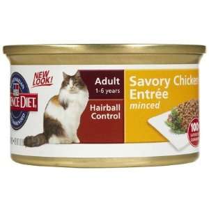 Hills Science Diet Hairball Control Adult   Savory Chicken Entree 