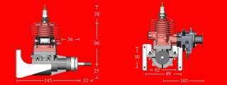 New CRRC Pro 26cc GF26i V2 RC Gas Engine & Muffler**  