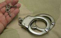 Police Style Handcuffs FREE Case Double Lock 2 keys  