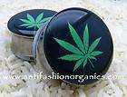 marijuana pot leaf hippie picture plugs $ 24 95  see 