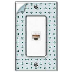   /Clear Plastic Wallplate   1 Data Jack Wallplate