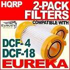 HQRP 2 Washable & Reusable Filters fit Eureka DCF 4 DCF 18 Uprights 