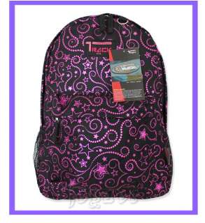 Track Pink Colored Swirl Signs Backpack School Bag 16.5 ★ NWT 