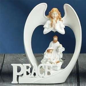   Angel Wings Peace Nativity Model Figure Figurine  Home