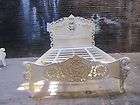 BESPOKE Double Super King white antique cream shabby chic ROCOCO Bed 
