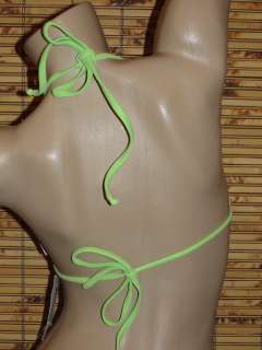 Womens Juniors Size L Bikini TOP Swimsuit Separates NWT $38 ROXY Lime 
