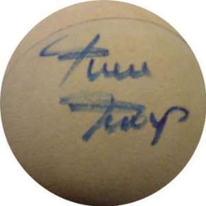 Willie Mays Autographed Ball   ? Spalding Rubber Stoop   Autographed 