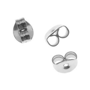  Surgical Steel Earring Backs (Earnuts) (100)