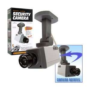    Rotating Imitation Security Camera with LED Light: Camera & Photo