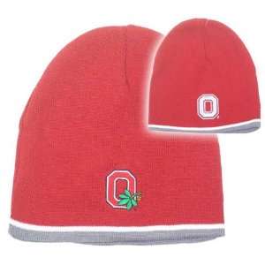  Ohio State Buckeyes Red Cuffless Knit Beanie Sports 