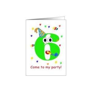  6 yr. old Birthday Party Invitaion Card Toys & Games