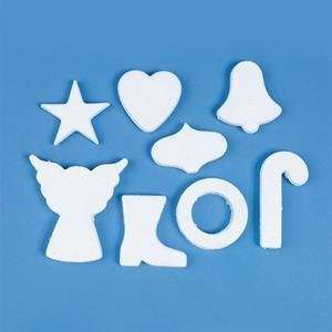   Worldwide Craft Foam Christmas Shapes (Pack of 8): Toys & Games