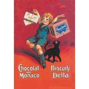  Vintage Art Chocolates from Monaco and Delta Biscuits 