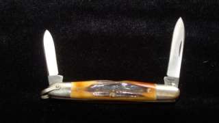 Vintage Case XX U.S.A. folder 05263R SSP 2 Blade Pen Knife Stag 3 1/8 