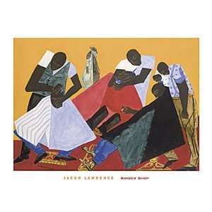   Barber Shop, 1946   Poster by Jacob Lawrence (32x24)