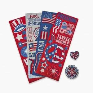  Patriotic Sticker Sheets   Kids Stationery & Stickers Toys & Games