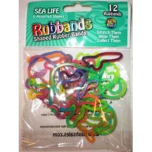  Rubbands Silly Bandz styles rubber bands Sea Life pack of 