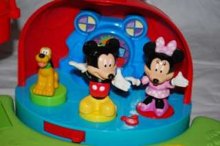   Surprise Clubhouse Playset Mickey Minnie Mouse Pluto Car Stage Balloon