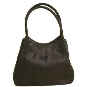 NCAA Virginia Tech Hokies Cove Creek Leather Handbag / Purse:  