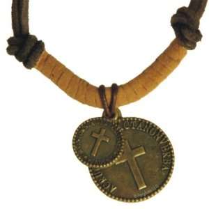  Forgiven Jewelry   Zinc Alloy   Latin Cross Coins   Double 