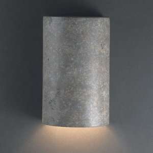   Cylinder Outdoor Wall Sconce Finish Rust Patina