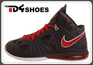 Nike Lebron 8 P.S. Black Red Air Max 360 Heats 2011 New 441946001 