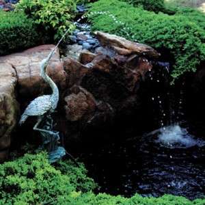 Heron/Crane Spitter/Spouter fountain/pond/water garden/bird statue 