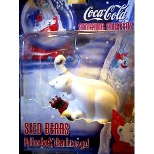  Coca Cola Sled Bears (Pull Us Back, Then Let Us Go) Toys 