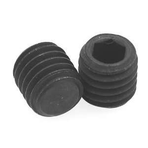 Alloy Steel Hex Socket Set Screw with Oval Point, Black #5/16 18 