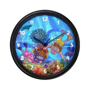  Under the Sea Funny Wall Clock by 