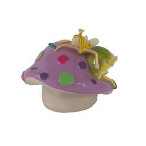  Fairy Princess on Mushroom Piggy Bank   Purple: Toys 