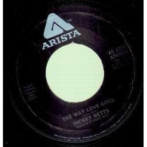   VINYL 45) US ARISTA 1977 DICKEY BETTS AND GREAT SOUTHERN Music