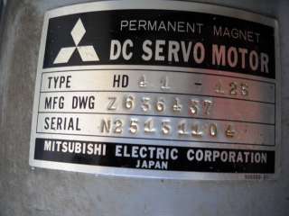 Mitsubishi DC SERVO MOTOR HD41 12S HD4112S  