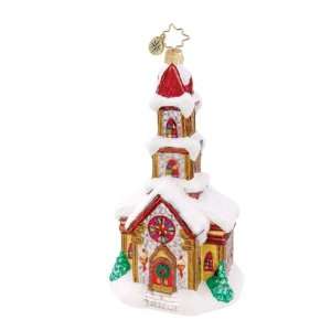 Christopher Radko Country Cathedral Ornament:  Home 